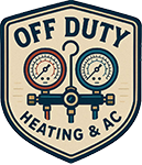 Off Duty Heating and A/C badge logo